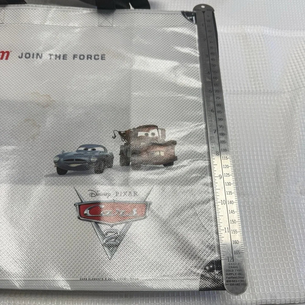 6 Disney Pixar Cars Movie State Farm Join The Force 2011 Tote Grocery Bags 2011*
